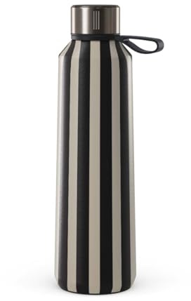 BURGA 500 ml Wasserflasche – Isolierte Edelstahlflasche, hält Getränke 24 Stunden heiß & kalt, auslaufsicher, BPA-frei, passt in Becherhalter, wiederverwendbare Wasserflasche