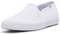 Keds Champion Slip on, Zapatillas Mujer, Piel Blanca, 37 EU Ancho