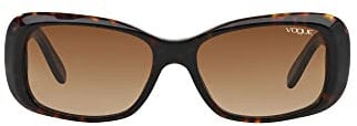 Vogue Eyewear Damen Vo2606s Sonnenbrille, Schwarz (Dark Havana W65613), One Size (Herstellergröße: 55)