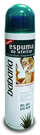 Babaria - Espuma De Afeitar Con Aloe - Pieles Sensibles - 300 Ml