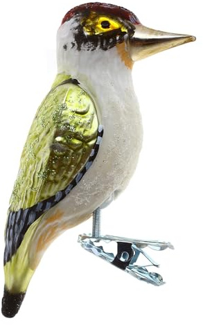 Hamburger Weihnachtskontor - Außergewöhnlicher Tannenbaumschmuck -Vogel Grünspecht