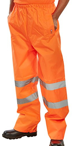 B Seen Traffic Hi Vis Waterproof Trousers
