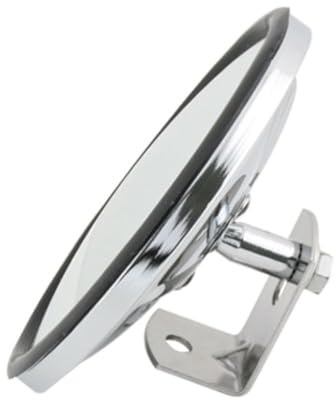 Grand General 33270 Spiegel für Toten Winkel, Konvexe Form, mit L-Halterung, Chrom, 12,7 cm
