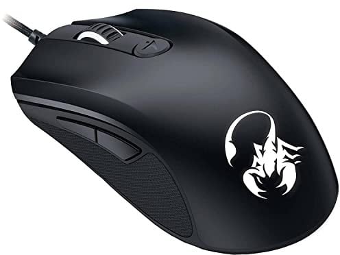 Genius Scorpion M6-600 Maus USB Optisch 5000 DPI - Mäuse (rechts, Optisch, USB, 5000 DPI, Schwarz)