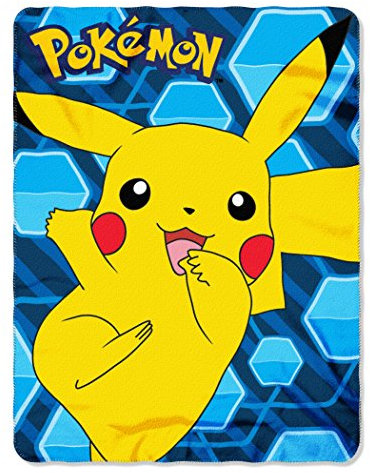 Northwest Pokémon Pikachu Fleece Überwurf Decke, 45 x 60-inches