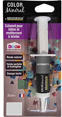 Color Minéral Färbemittel für mineralische Untergründe von Resinence Farbwahl! (Anthrazit)