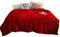 Kuscheldecke XL XXL Flauschige Wohndecke - Nordisch Stil Decke Warme Weiche Microfaser Fleecedecke Kinder/Erwachsener Kuscheldecke Tagesdecke Sofa Decke (Rote Rose, 200 x 230 cm)