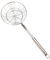 HEMOTON Filo da Cucina Skimmer Filtro per Ragno in Acciaio Inox Filtro per Ragno Maglie Colino per Alimenti Mestolo Forato Mestolo per Pasta Frittura Taglia L