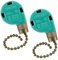 Cenipar ZE-268s6 Interruptor de ventilador de techo Zing Ear bronce cadena de tracción de 3 velocidades 4 cables (paquete de 2) para ventiladores de techo, lámparas de pared, luz de gabinete