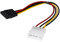 LINK LKCSATA01 Câble adaptateur d'alimentation SATA 15 pôles – Molex 4 pôles 0,15 cm