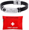 ForeverWill Kostenlose Benutzerdefinierte Gravierte Silikon Medizinischer Alarm Armband für Notfall Medizin Krankheitsalarm Armband für Frauen Männer Identifikation Schmuck für Erwachsene