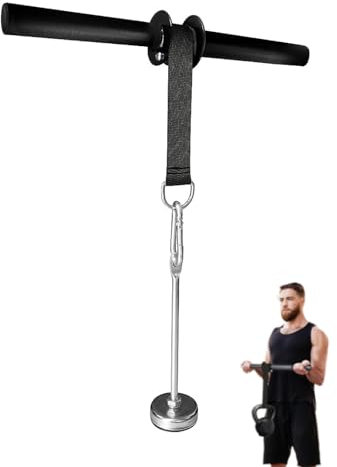 Yes4All Unisex-Erwachsene JNV8 Unterarm Handgelenkroller & Unterarmgriff für Training, Workout-Handgelenk/Arm-Blaster Band, Schwarzes Armband, 43 x 7 x 7
