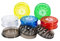 EUROGROW - Grinder Plástico - Pack de 6 unidades - Grinder de 3 piezas 60mm - -Picador de hierbas - Molinillo de especias de plástico perfecto para regalos.