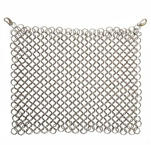 Sous Vide Weight - Chainmail Stainless Steel Weight - Sous Vide Weights and Clips - 2 Clips Full Submersion - Food Weights Sous Vide - for Healthy Sous Vide Meals - Sinker Weight Sous Vide Accessories