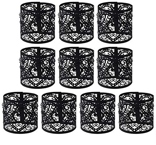 minkissy 50 Stück Candle-light-papierverpackung Babyparty-kerzenverpackungen Halloween-hochzeit Lampenschirmfolie Zylindrischer Papierhalter Flackern Kerzenglas Elektrisch Kerzenpackung