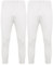 DOLCE ENVY Herren Thermo 2 Pack Long John Bottom Hose Warme Basisschicht für Winter Geeignet für den täglichen Gebrauch Hochleistungs-Unterhose, weiß, 31-35