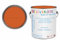 SCOOBYS PAINTS BACK IN THE MIX Anti Rust Direct to Metal Paint Protection prevents Corrosion indoor & Outdoor gloss Finish (250ML Tin, RAL2010 Signal orange)