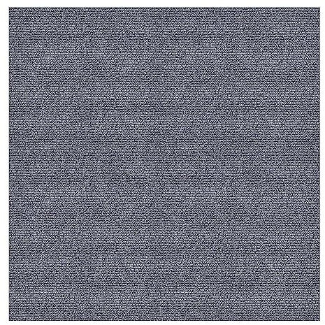 Teppichfliesen selbstklebend, 30x30cm selbstliegend, 16 Stück Set 1,4m² Teppich Bodenbelag für Bettzimmer,Küche,Wohnzimmer (Grau/16pcs)