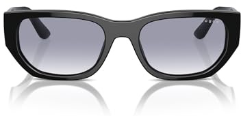 Vogue Eyewear Damen Vo5586s Sonnenbrille, Schwarz/Transparenter Farbverlauf, 53 mm