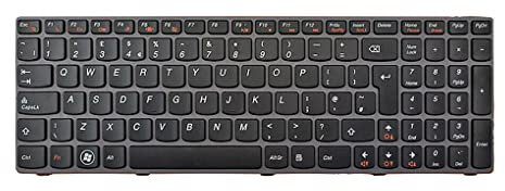 CLSSLVVBN Laptop Eingebaute Tastatur Abnehmbares Englisch Home Office Typing Keypad Parts Ersatz für Lenovo Ideapad G580 G585
