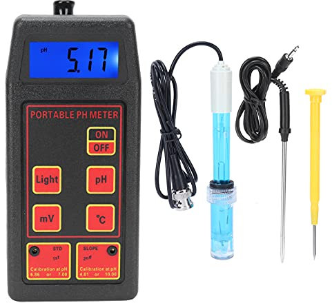 Gearwell Testeur Sel Piscine 3-en-1, Appareil Qualité Eau, Mesure Salinité pH ORP, Contrôleur Piscine Entretien