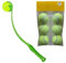 Best House Dog Ball Launcher Thrower Dog Toy (Green) + 6 Pcs Dog Pet Tennis Ball Hands Free Pick Up and Throw Play and Great Fun for Dogs Puppy Exercise & Training