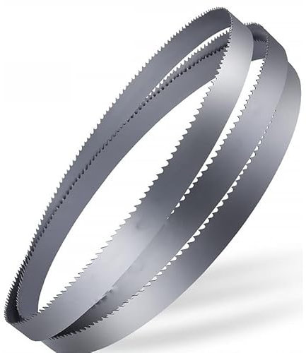 Hojas de sierra de acero de alta velocidad de dientes gruesos de dientes finos Hojas de sierra de cinta bimetálica for máquinas de sierra pequeñas de corte de metal(6tpi,34x4320mm)