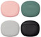 4 Piezas Funda Auriculares, Mini Funda Auriculares Set, Almacenamiento para Auriculares de Silicona, Multifuncional Funda de Transporte para Auriculares, para Cable USB, Artículos Pequeños