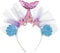 W WIDMANN MILANO Party Fashion - Haarreif Meerjungfrau, Blau oder Pink, Unterwasserwelt, Meerjungfrauenflosse