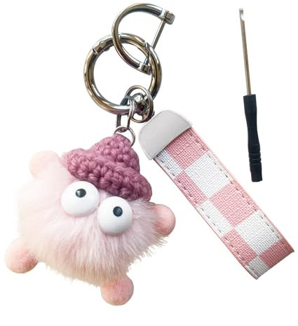 ZVRSUA Schlüsselanhänger für Auto Motorrad,Schlüsselband D Ring Schlüsselring Ersetzen Zubehör für Auto,Schlüsselanhänger Personalisiert für Mädchen und Frau,Geschenk für Damen Herren (Rosa)