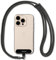 Ringke Holder Link Flow Shoulder Strap [Y-Type] mit TPU Tether Tab in Farbe, Verstellbarer Tangle-Free Seil Crossbody Schulterriemen mit Telefon-Tag für Universelle Handyhüllen usw. - Calm Black