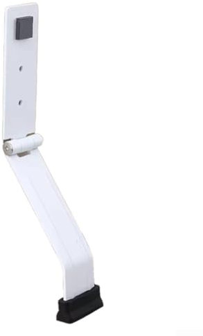 Diversas aplicaciones de topes de puerta abatibles adecuados para varias puertas y espacios (blanco)