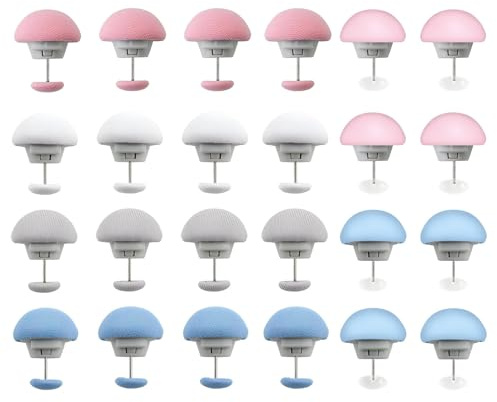 Huangyihan Bettdeckenhalter 24 Stück Bettdecken Clips, Bettlakenhalter | Lakenspanner und Quilt Button Covers Clip für Beistellbett Befestigung mit Knopf