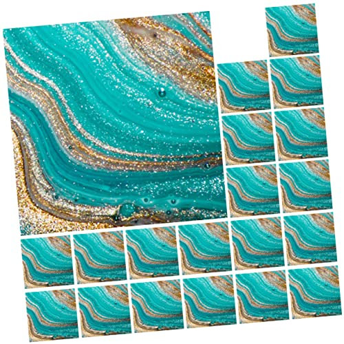 Lurrose 20pièces Carrelage à Coller Sol Et Mur Autocollants Pour Carrelage De Salle De Bain Et Cuisine Faciles à Nettoyer Retirer Sans Trace