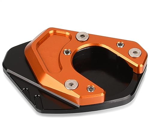 Motorrad Seitenständer Für H&usqvarna 701 Enduro Supermoto 2016 2017 2018 Motorradständer CNC Aluminium Seitenständer Vergrößern Ständerpolster(A)
