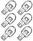 QUMIIRITY 6pcs Heavy Duty D Ring Tie Down Lashing Rings for Truck Surface Mount Cargo Anchors Plated Suitable for Ropes Straps and Chains