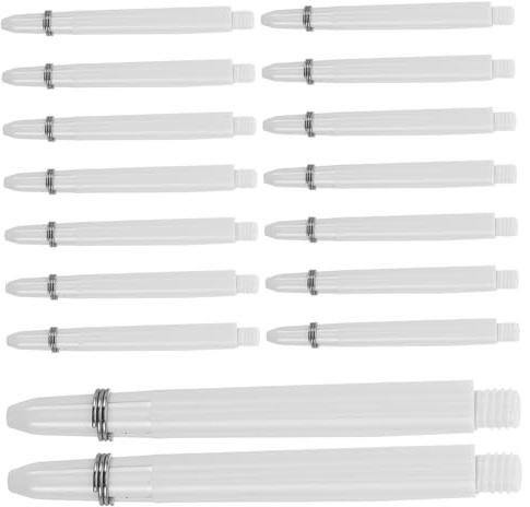 SOPOTUTU 50 Stück Nylon Dartschäfte mit BBS Ringen Langlebig Präzise Ersatzteile für Stahlspitzen Dartpfeile für kontrollierte Würfe und Lange Spielzeit