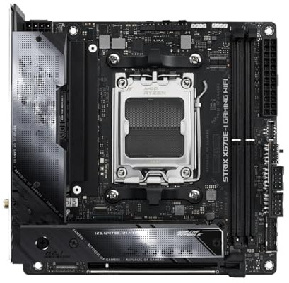 Placa Madre Placa Base Fit For ASUS ROG Strix X670E-I Gaming WiFi 6E Socket AM5 LGA 1718 Ryzen 7000 Mini-ITX for Juegos, 10+2 etapas de Potencia DDR5 PCIe
