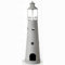 Windlicht Leuchtturm Metall Zink- Optik Teelichthalter Shabby Landhaus (Large)