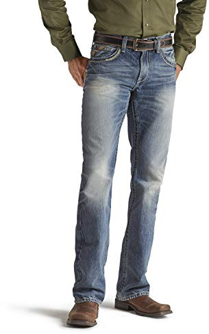 ARIAT Men’s M5 Slim Gambler Stackable Straight Leg Jean