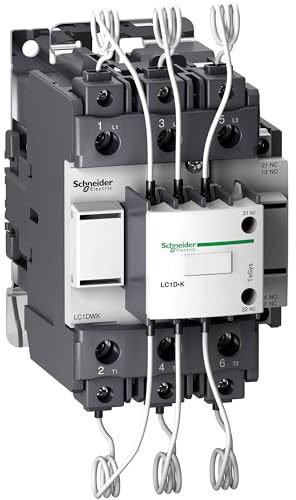 Schneider Electric TeSyS D Schütz 110V ac-Spule, 3-polig, 690V 1 Schließer/2 Öffner Schalten von Kondensatoren