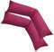 Kissenbezug 40x145 Doppelpack Stillkissen Seitenschläferkissen Jersey MOON-Brombeere