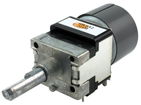 ALPS 10K Log mit Motor Stereo RK16812MG Dreh-Poti 10KDx2 Ohm logarithmisch
