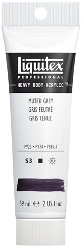 Liquitex Heavy Body Tubo de Pintura acrílica, Gris Tenue, 59 ml