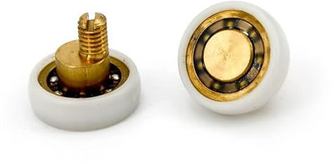 Cuscinetti box doccia VR - kit 2 pezzi rotella di ricambio box doccia diametro 19x6x17 M5 Eccentrico profilo Tondo
