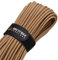 Brotree Paracord 4mm 30M 9 Stränge 100% Nylon Seil Schnüre Typ III für Survival, Outdoor, Heimwerken - Bruchlast 280kg (Kojote Braun)
