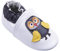 Weiche Leder Babyschuhe mit Mokassins Wildledersohlen für Kleinkinder Kleinkinder Jungen Mädchen Prewalker Schuhe (0-6 Monate, Eule)
