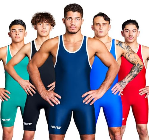 Elite Sports: Wrestlinguniform für Herren, navy, m