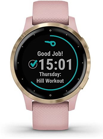 Garmin Unisex-Smartwatch Digital Akku One Size 87859843, Sand, Gurt, Gurt, Sand, Gurt