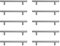 AwmnSrman Kitchen Cupboard Handles Silver 10 Pack 128 mm(5 inch) Hole Center, Brushed Finish Stainless Steel Installation of Holes
